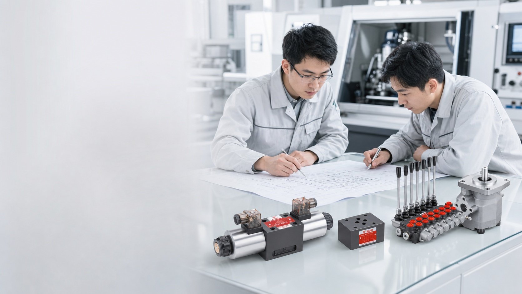 Industrial equipment applications for JIUDING hydraulic components