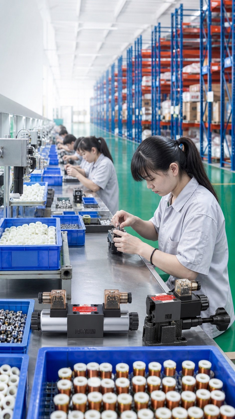 JIUDING hydraulic component production and quality control mobile